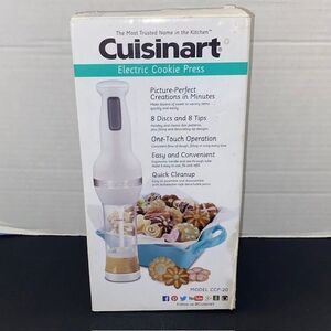 EC COMPLETE Cuisinart CCP-20 Cookie Press - White